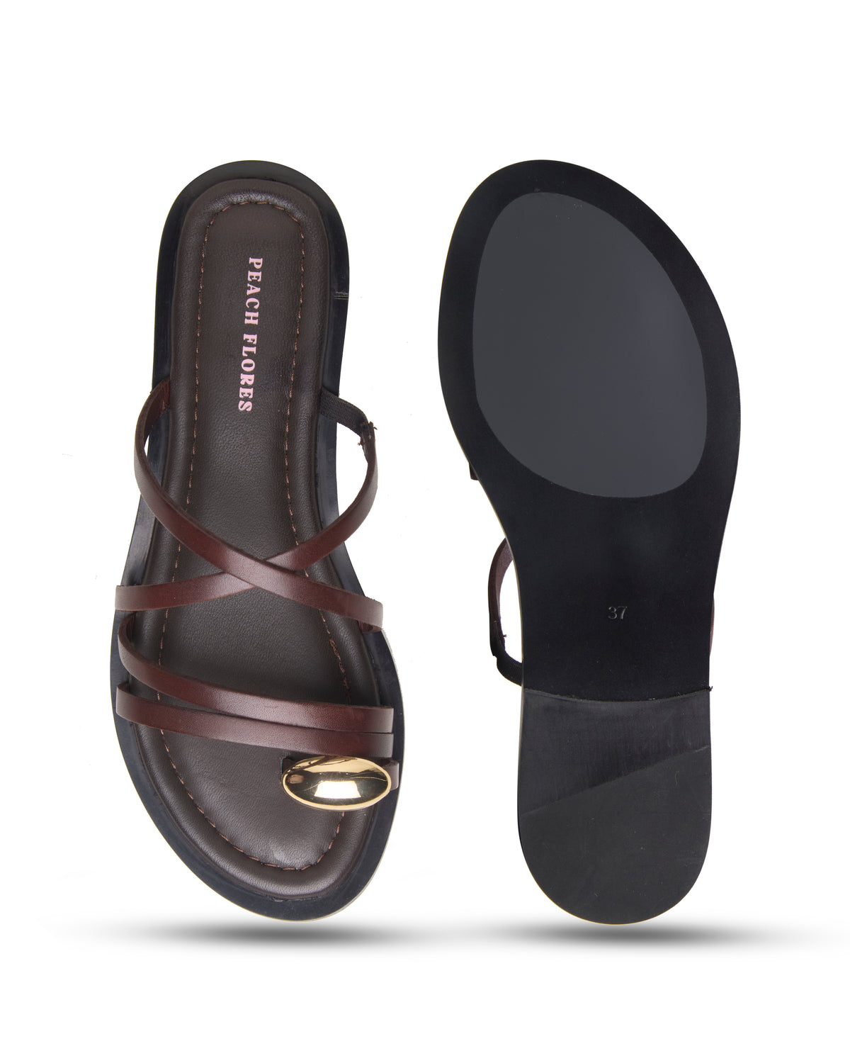 Haze Leather Flats