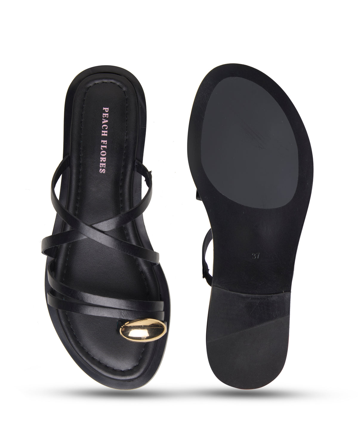 Haze Leather Flats