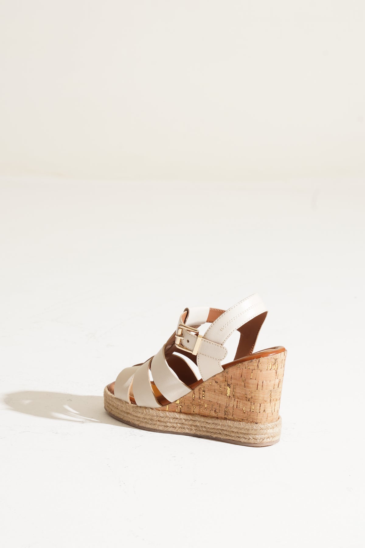 Elena Leather Wedge