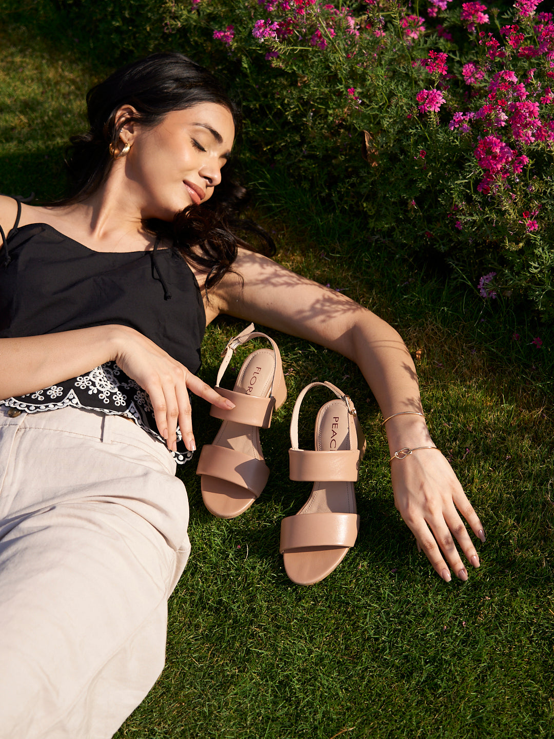Santorini Leather Heels