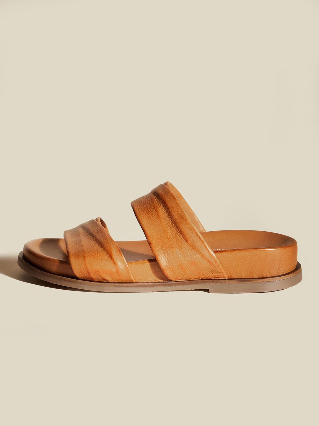 Laura Leather Slides