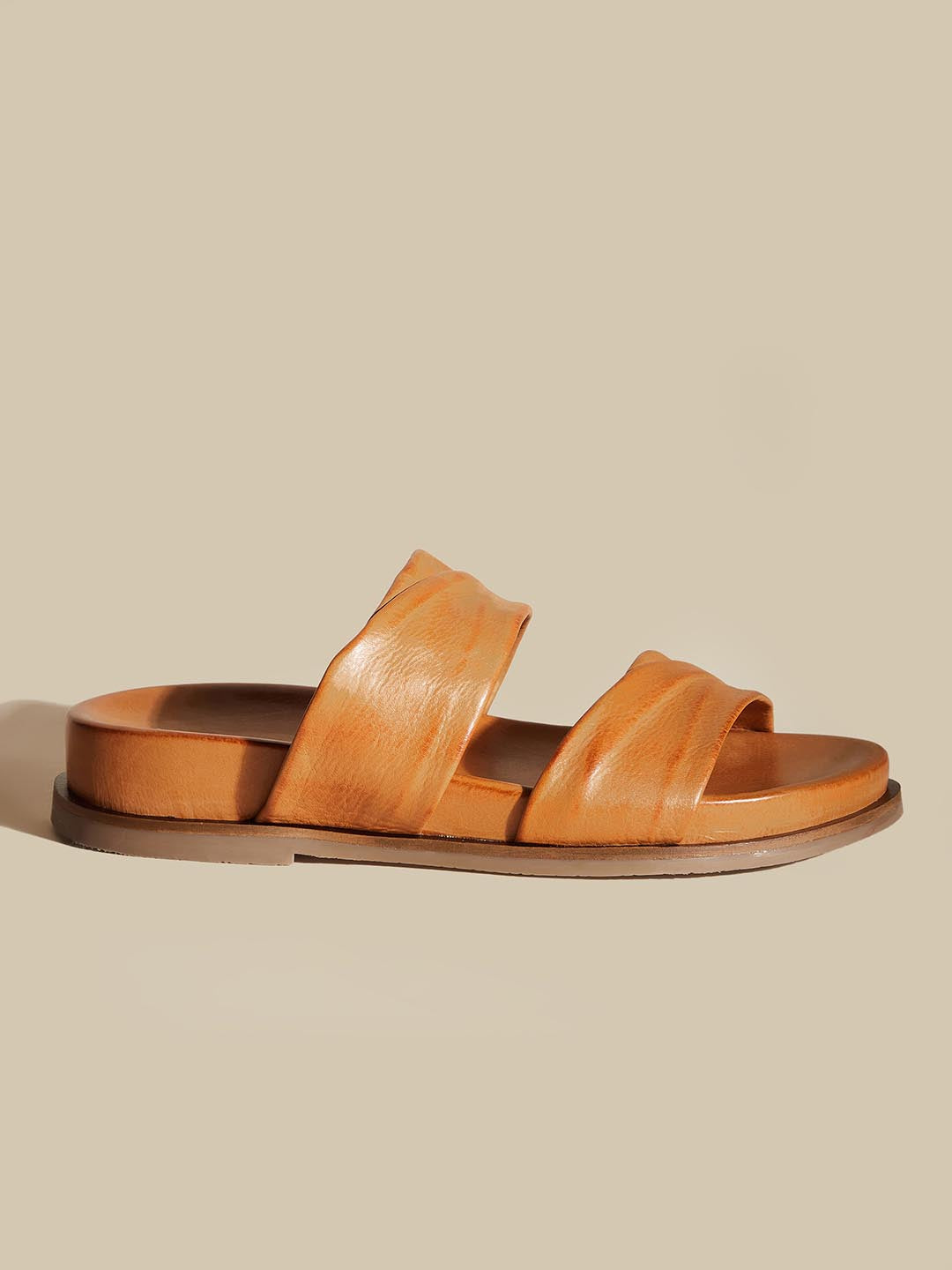 Laura Leather Slides