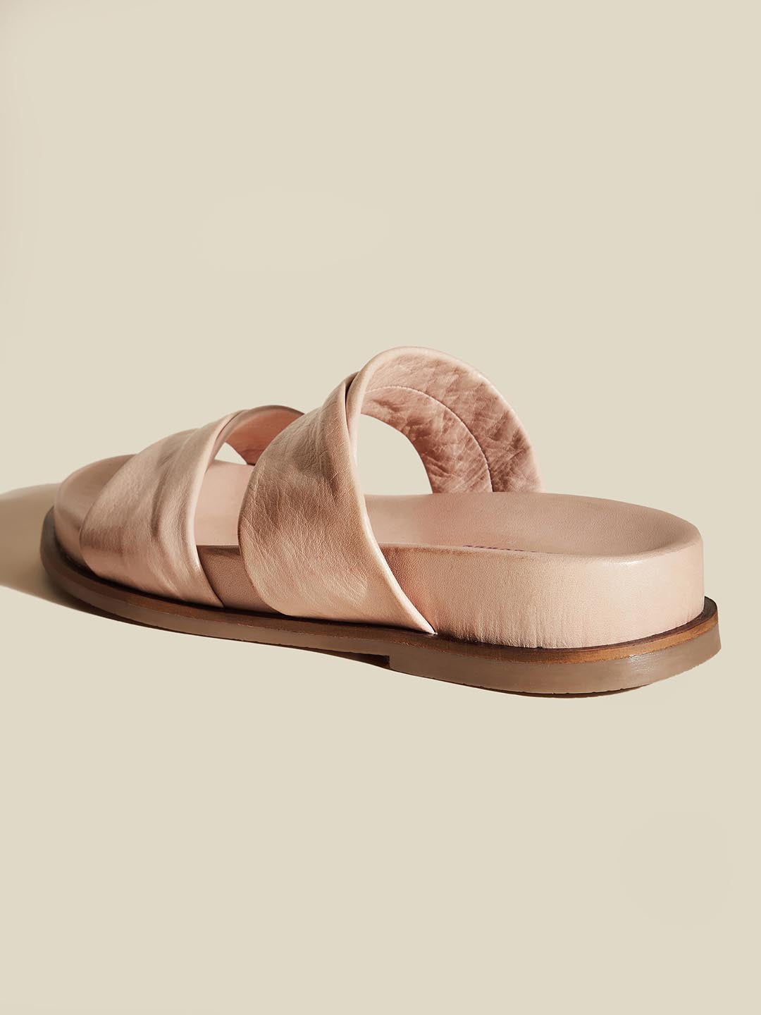 Laura Leather Slides