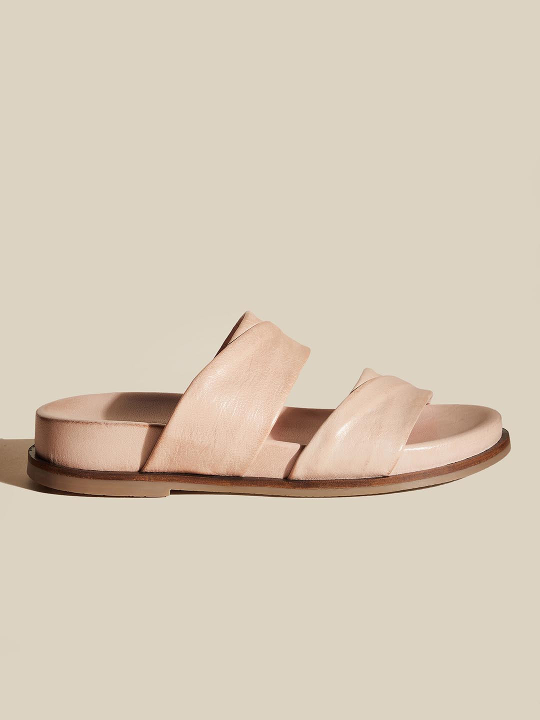 Laura Leather Slides