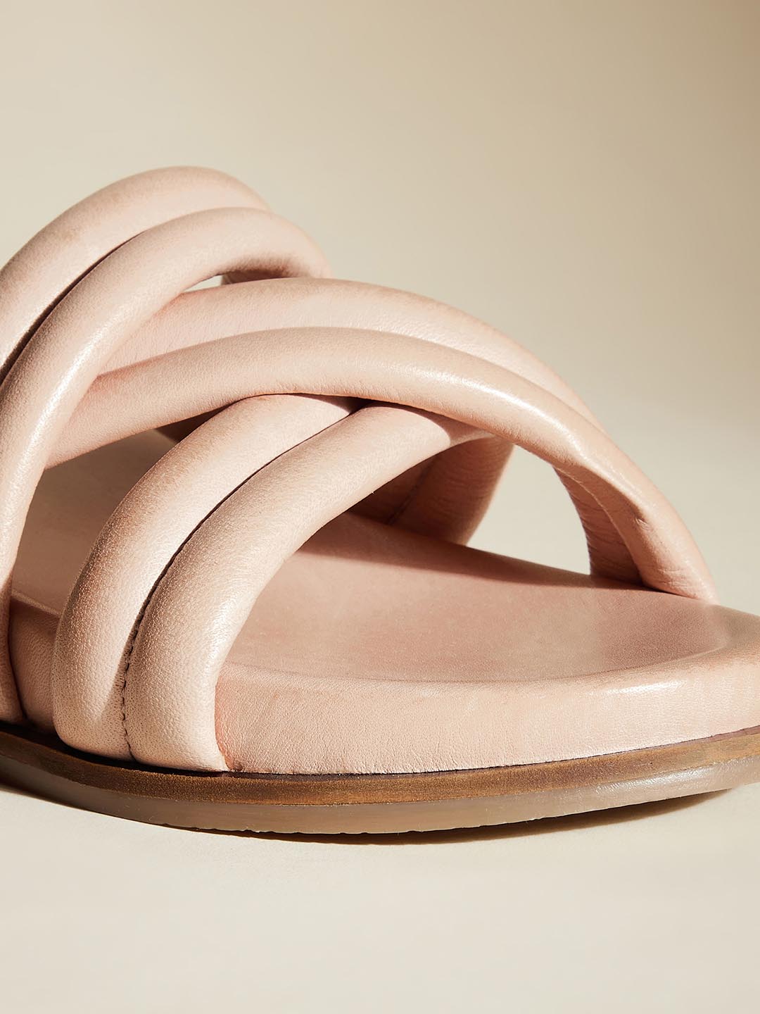 Lily Leather Slides