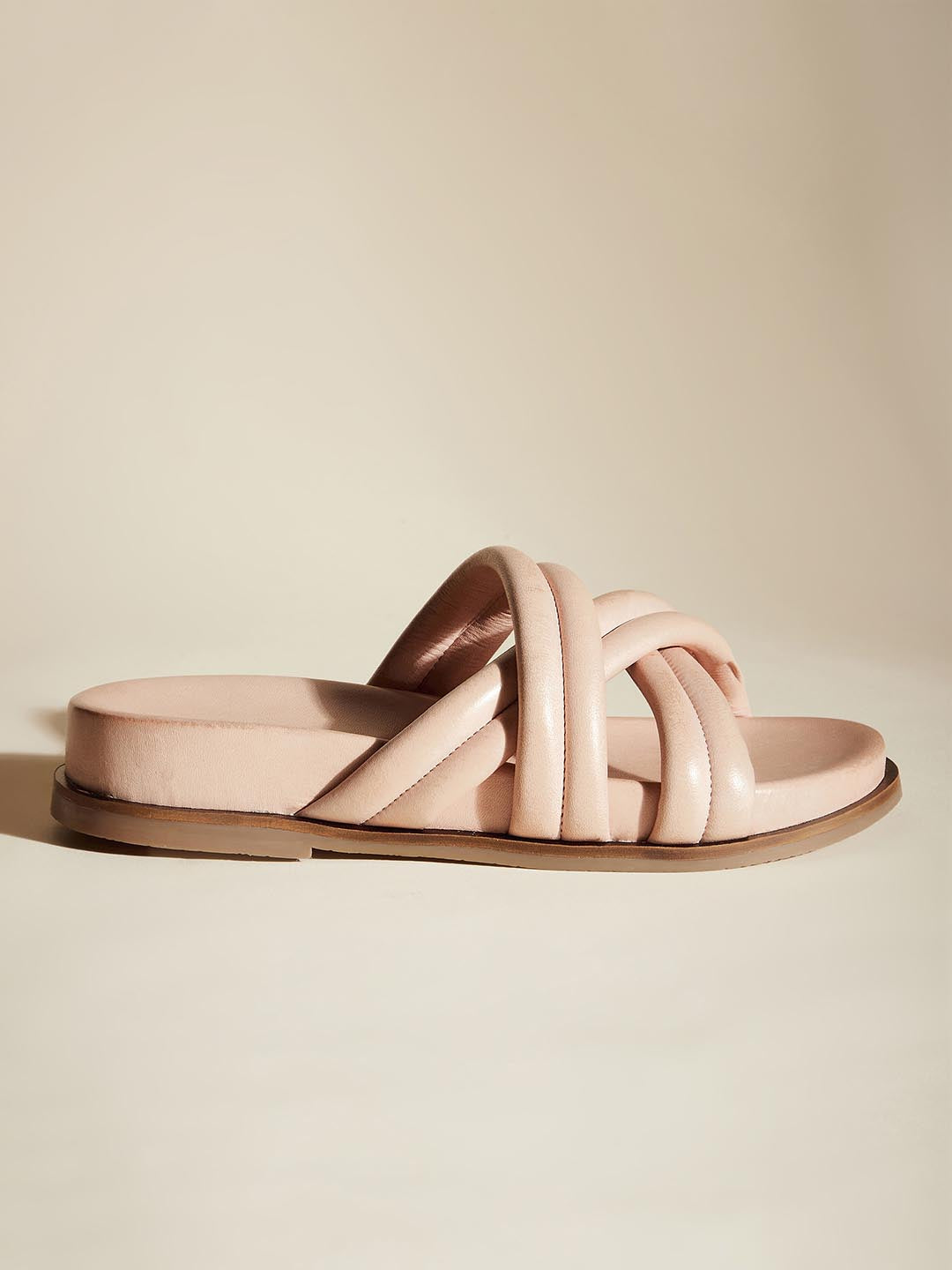 Lily Leather Slides