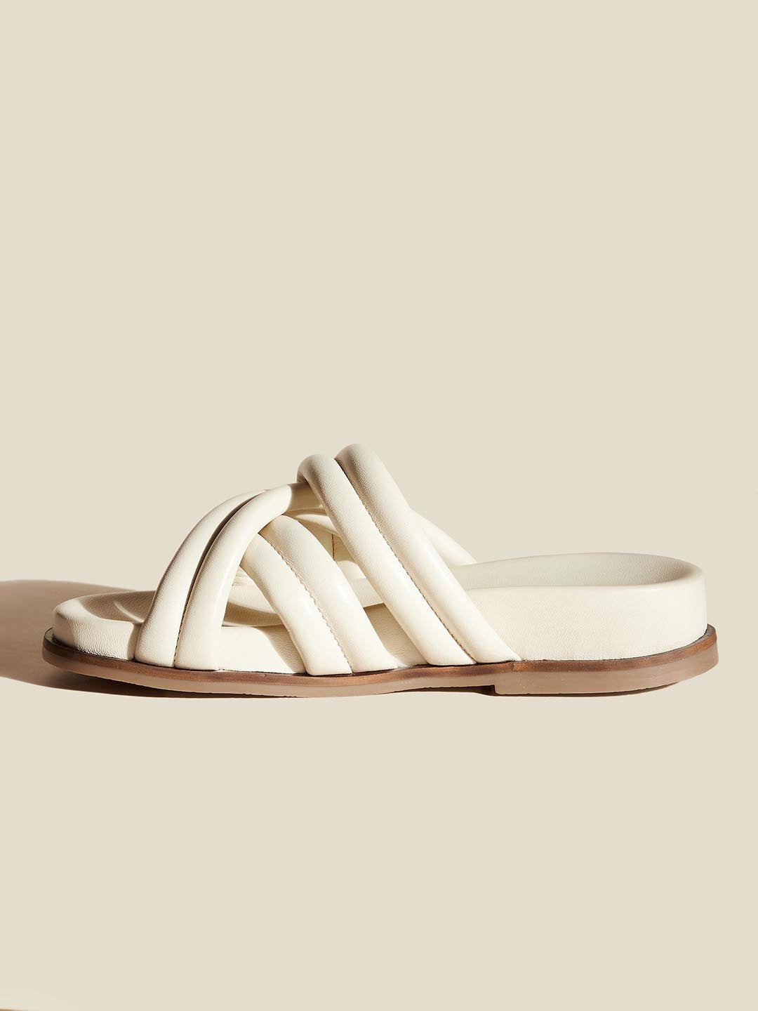 Lily Leather Slides