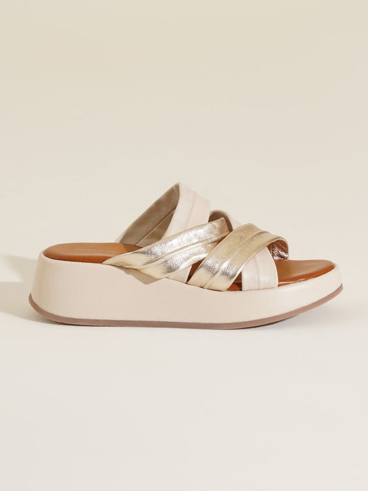 Dora Leather Wedge