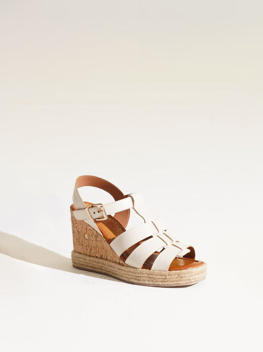 Elena Leather Wedge