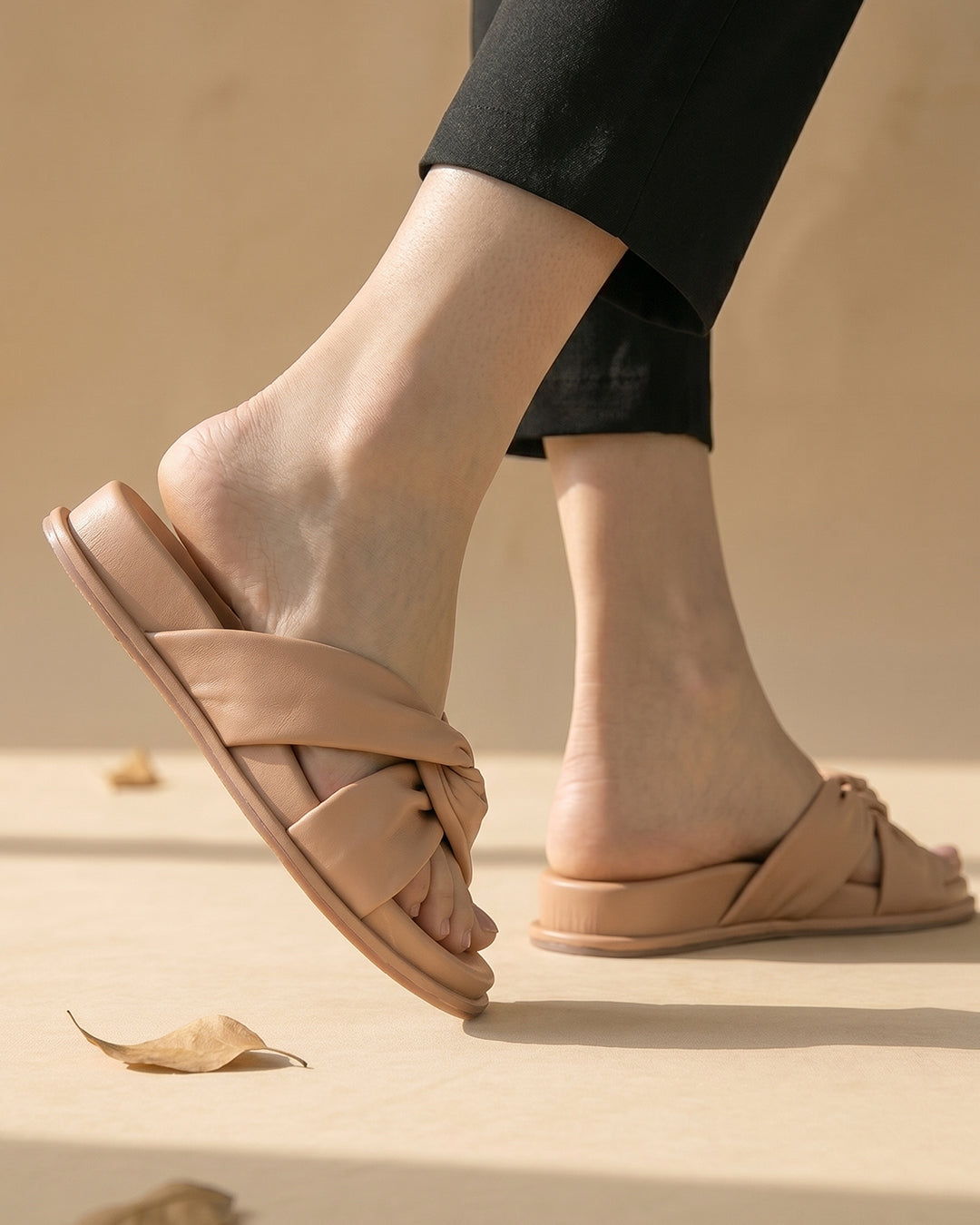 Ocean Leather Flats