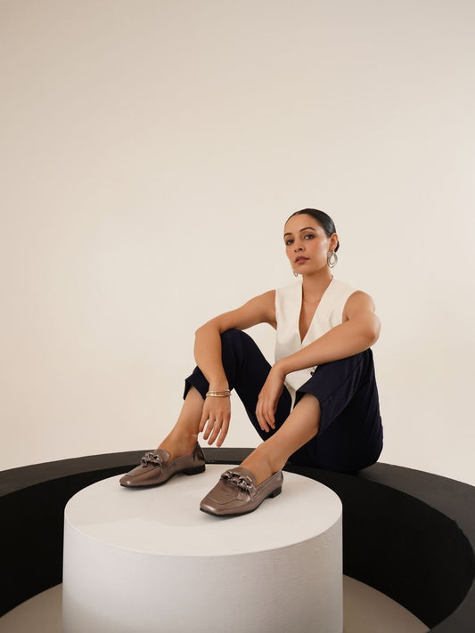 Jaime Leather loafers