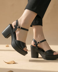 Beyond Leather Heels