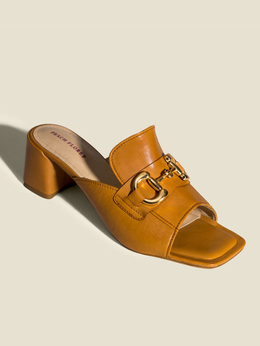 Tasha Leather Heels