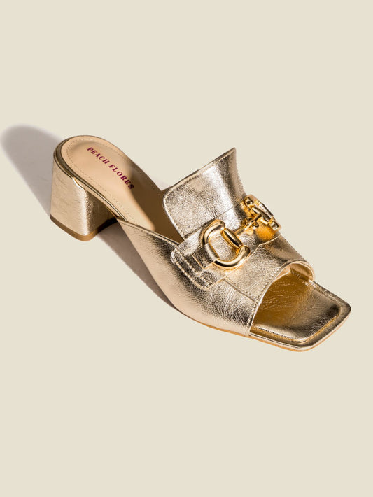 Tasha Leather Heels