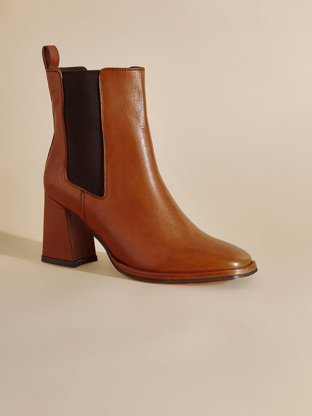 Zara | Shoes | Zara Tan Soft Leather High Heel Boots Size 37 | Poshmark