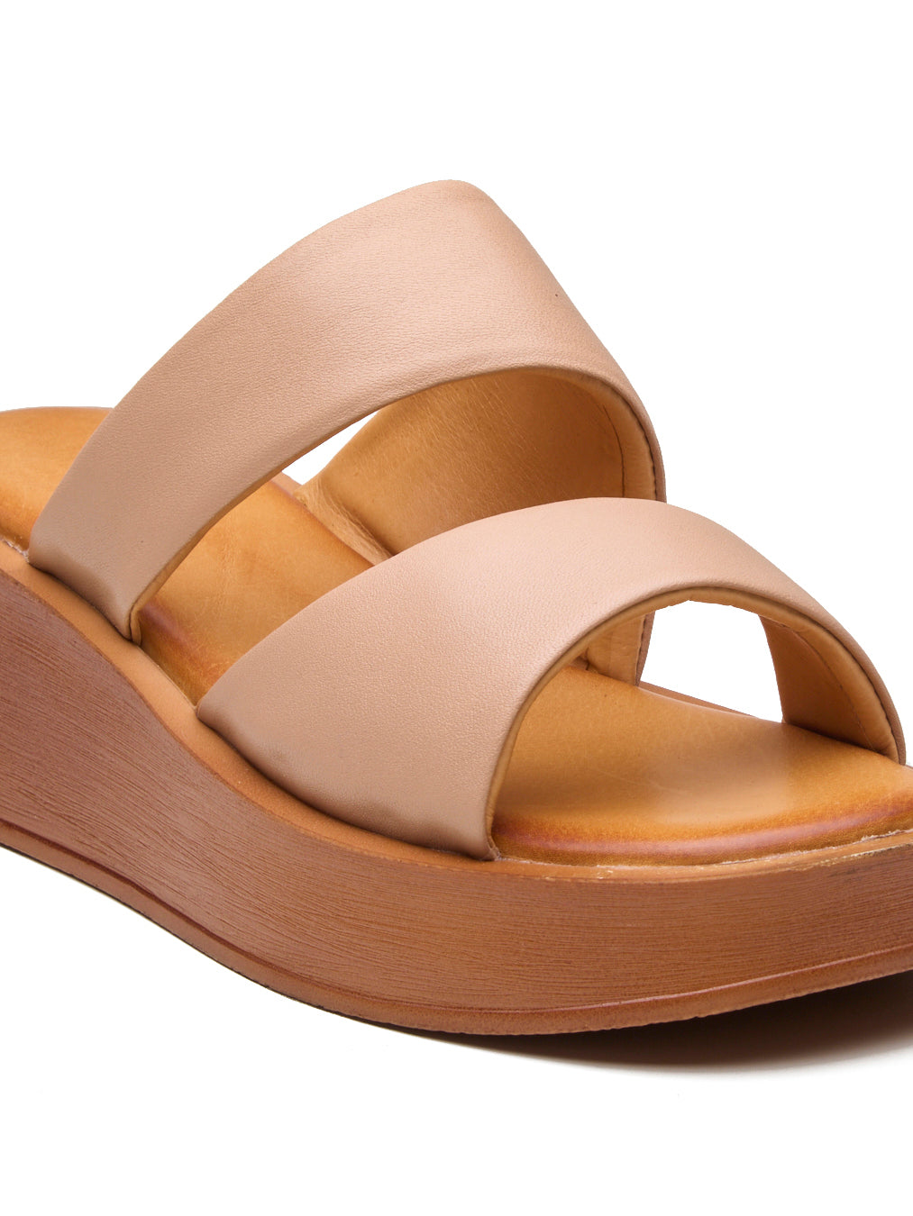 Mars Leather Flatforms