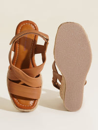 Amnesia Leather Wedge
