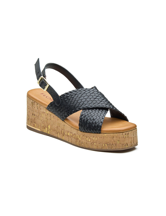 Kyoto Leather Wedge