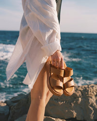 Mars Leather Flatforms