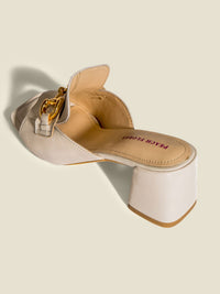 Tasha Leather Heels