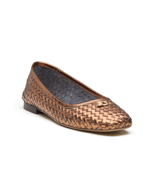 Florelle Leather Flats