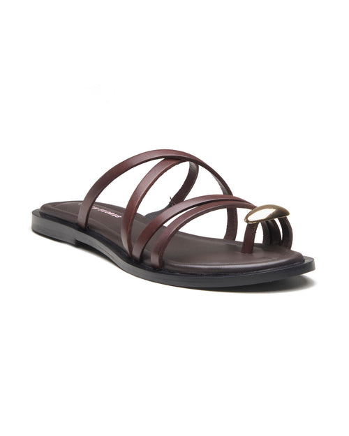 Haze Leather Flats