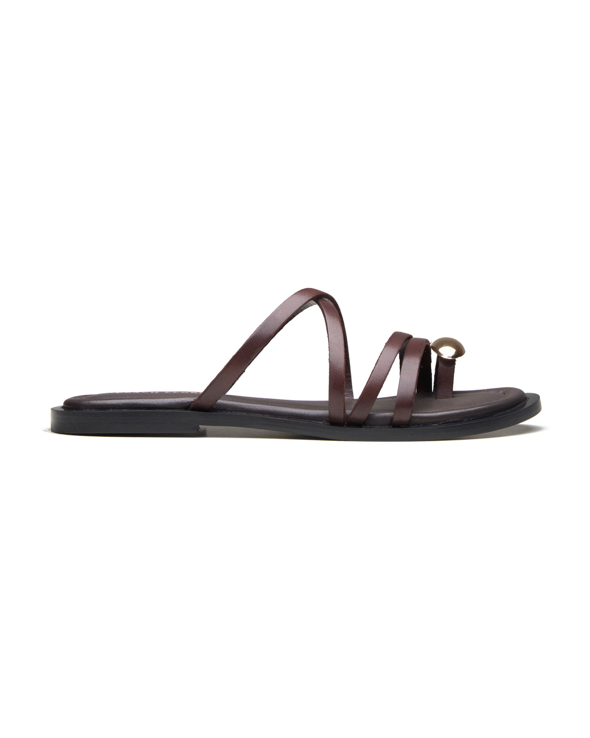 Haze Leather Flats