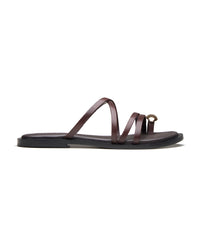 Haze Leather Flats