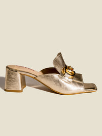 Tasha Leather Heels