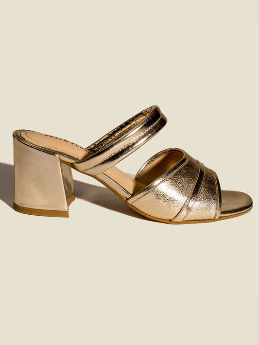 Daphne Leather Heels