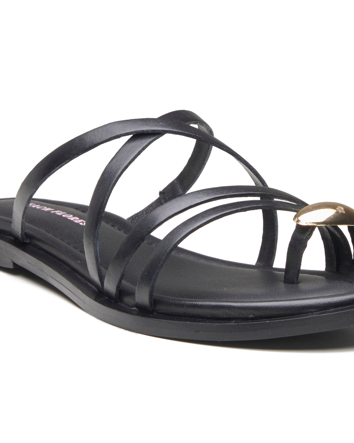 Haze Leather Flats