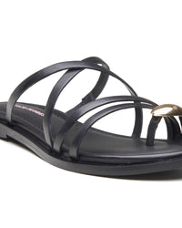 Haze Leather Flats