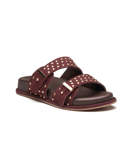 Infuse Leather Slides