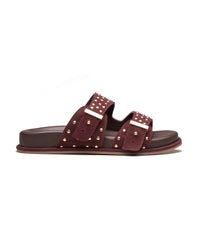 Infuse Leather Slides