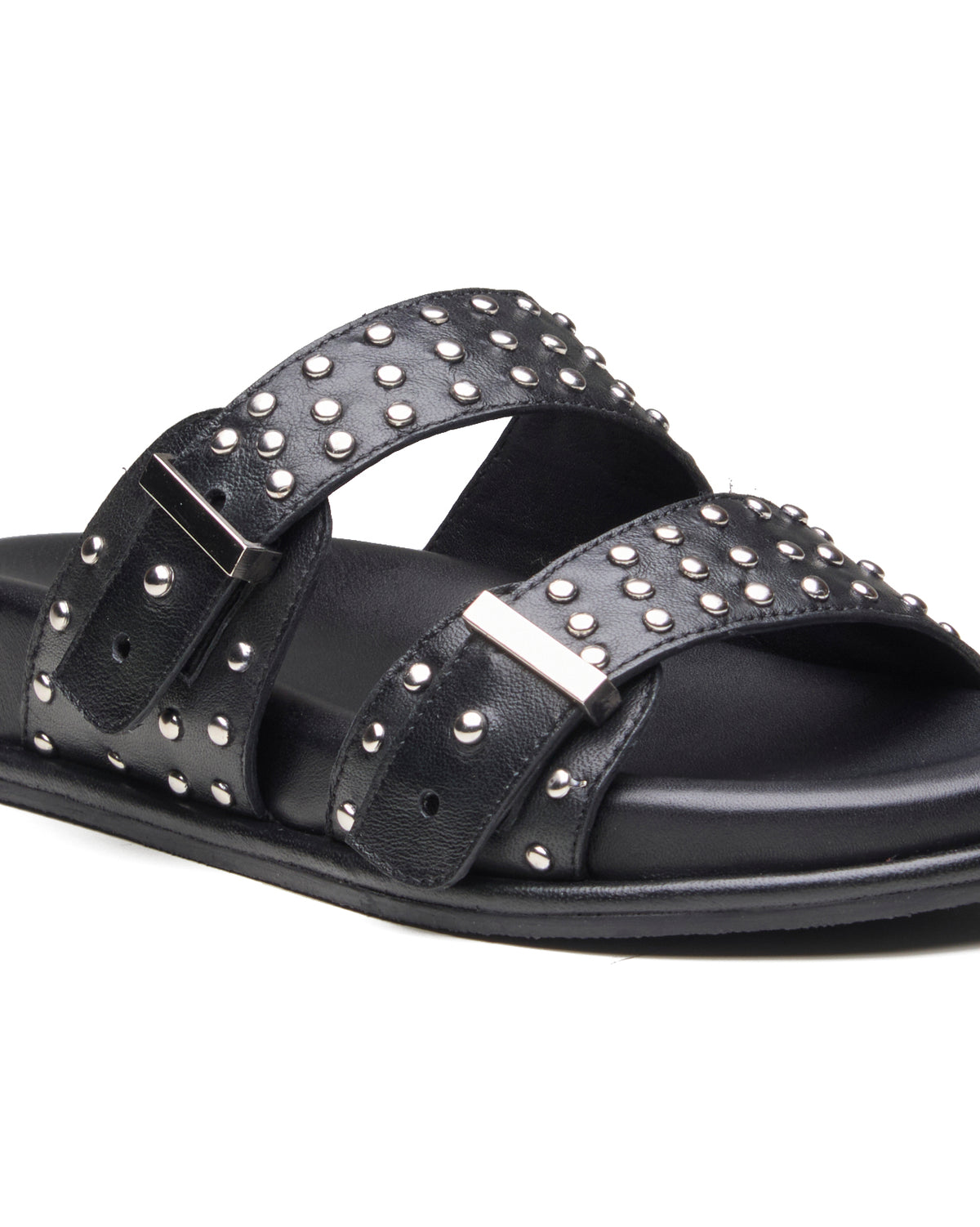 Infuse Leather Slides