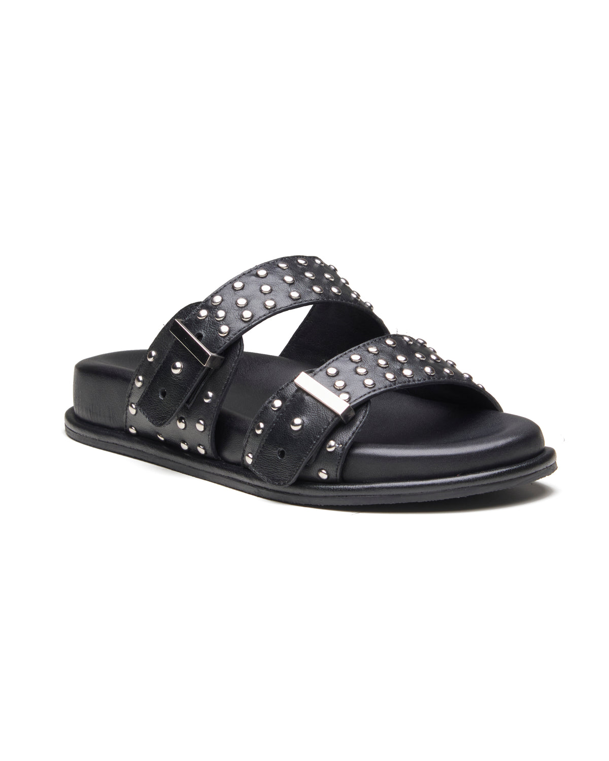 Infuse Leather Slides
