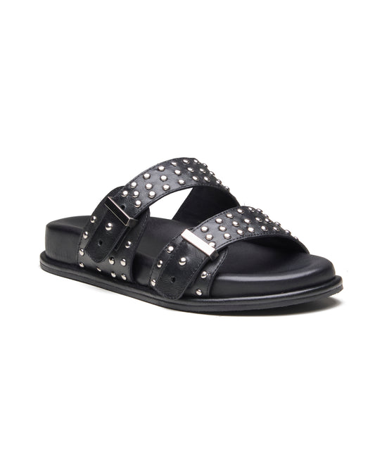 Infuse Leather Slides