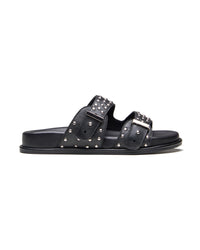 Infuse Leather Slides