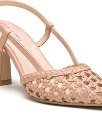 Lead woven heels