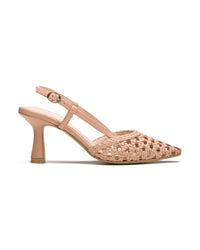Lead woven heels