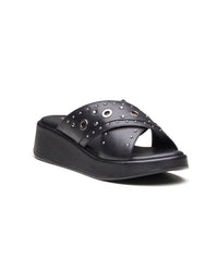 Bella Leather Wedge