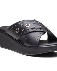 Bella Leather Wedge