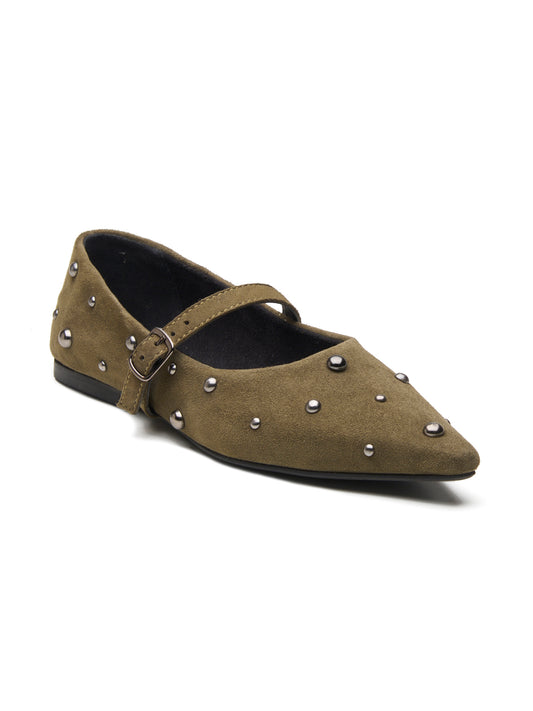 Ayra Leather Flats