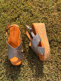Kyoto Leather Wedge