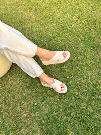 Florena Leather wedge