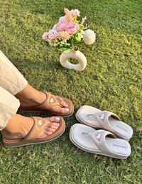 Wrap Leather Flats