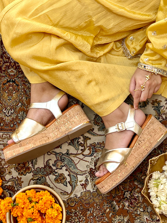 Tulum Leather Wedge