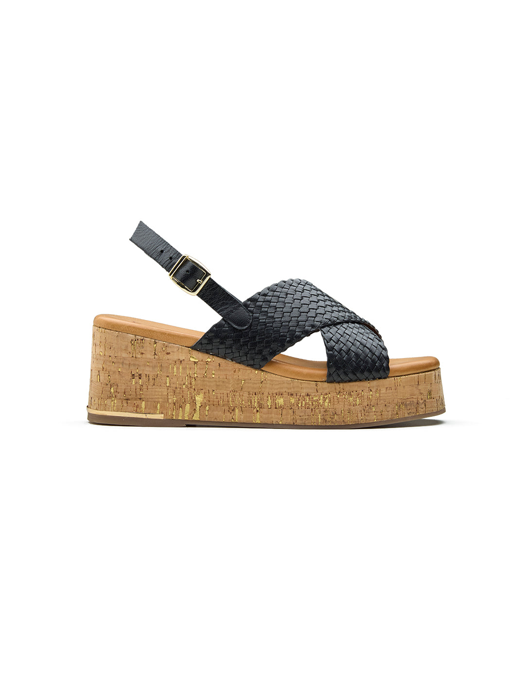Kyoto Leather Wedge