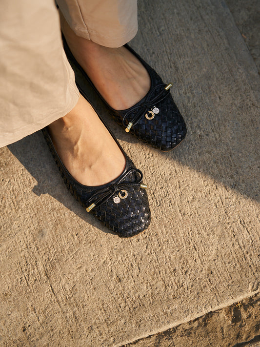 Florida Leather Ballet Flats