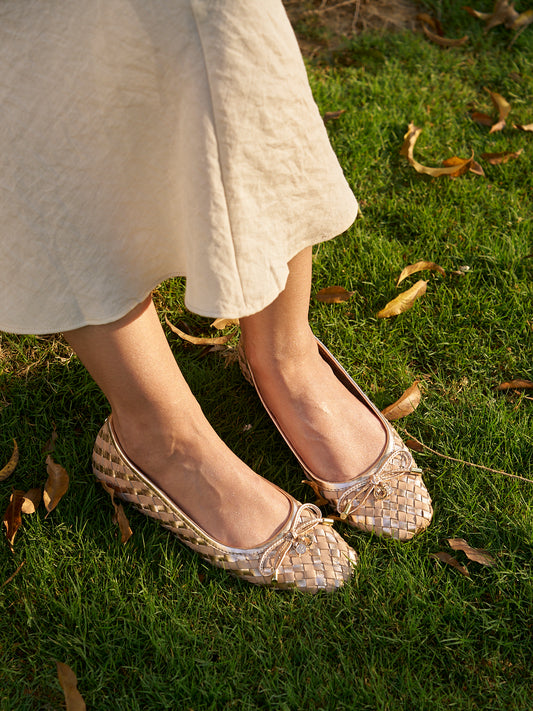 Florida Leather Ballet Flats